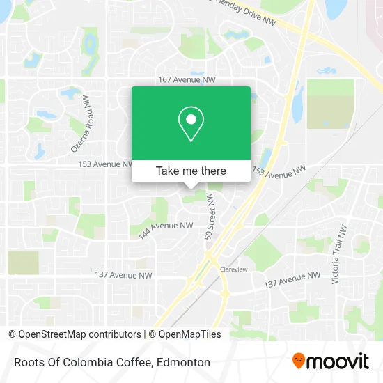 Roots Of Colombia Coffee map