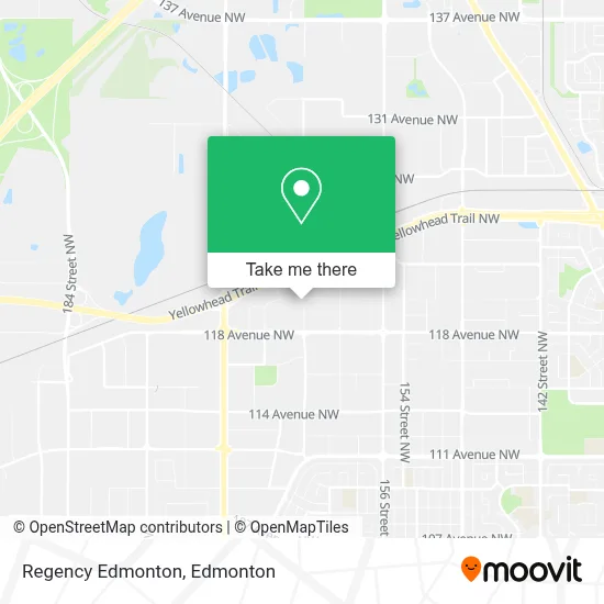Regency Edmonton map