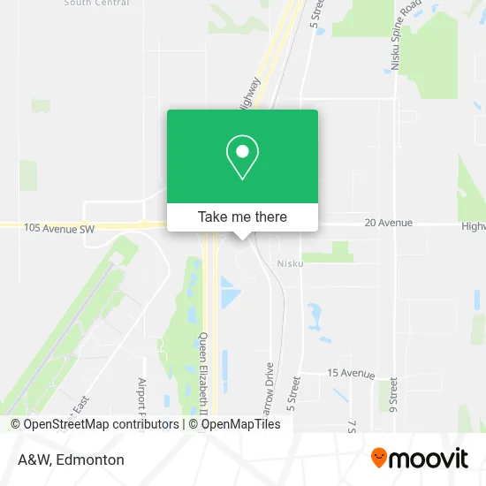 A&W map