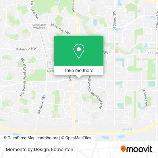 Moments by Design map