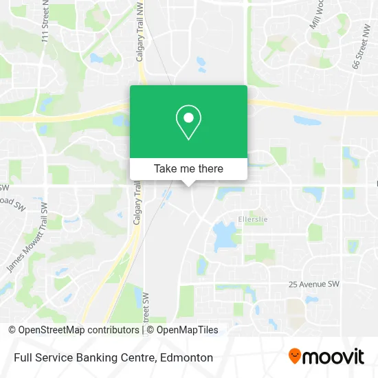 Full Service Banking Centre map