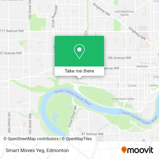 Smart Moves Yeg map
