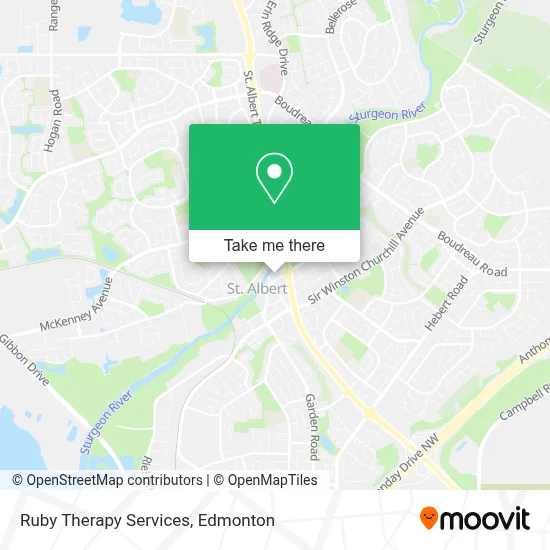 Ruby Therapy Services map