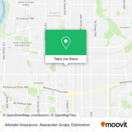 Allstate Insurance: Alexander Grube map