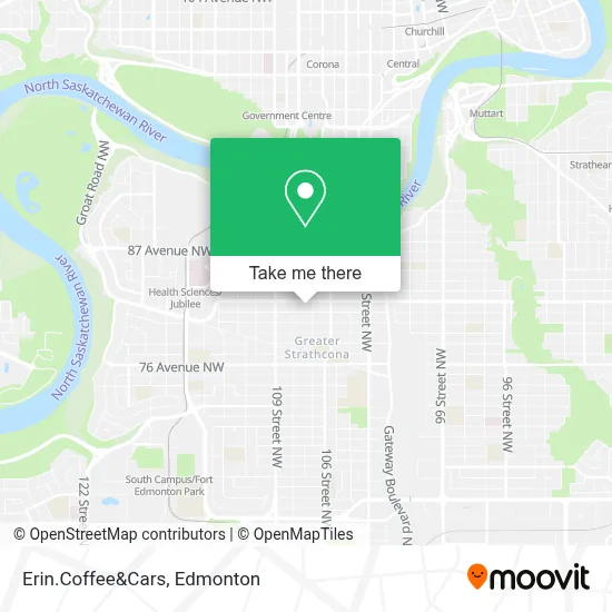 Erin.Coffee&Cars map