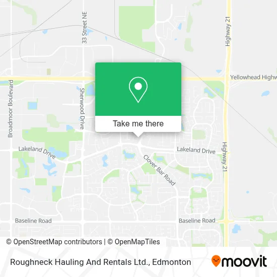 Roughneck Hauling And Rentals Ltd. map