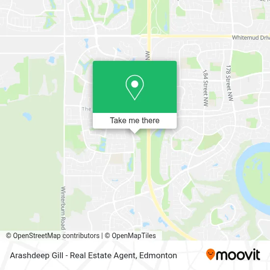 Arashdeep Gill - Real Estate Agent map