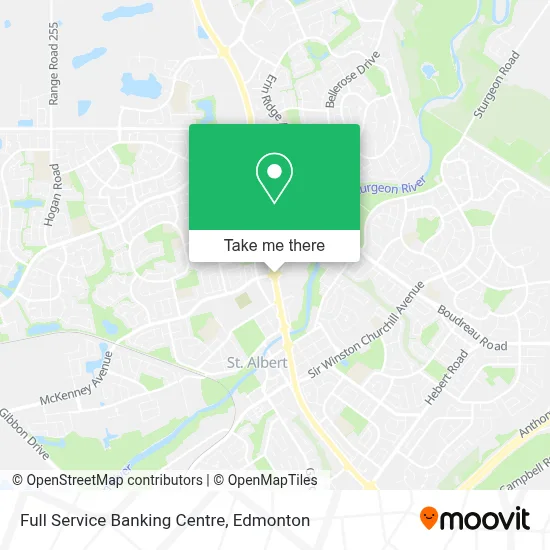 Full Service Banking Centre map