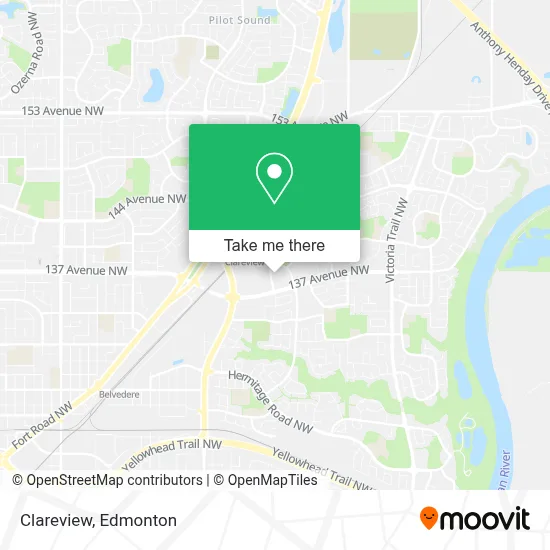 Clareview map