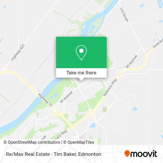 Re/Max Real Estate - Tim Baker map