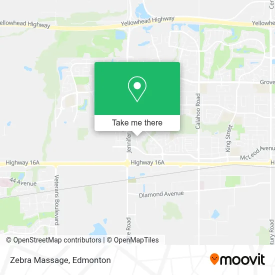 Zebra Massage map