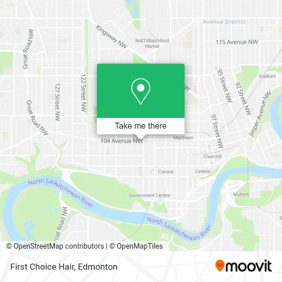 First Choice Hair map