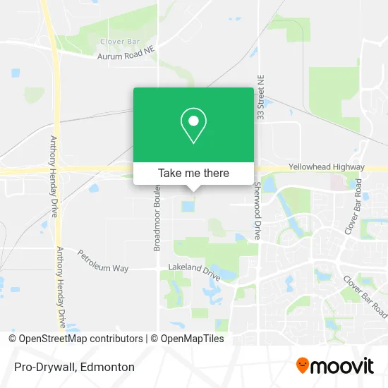 Pro-Drywall map