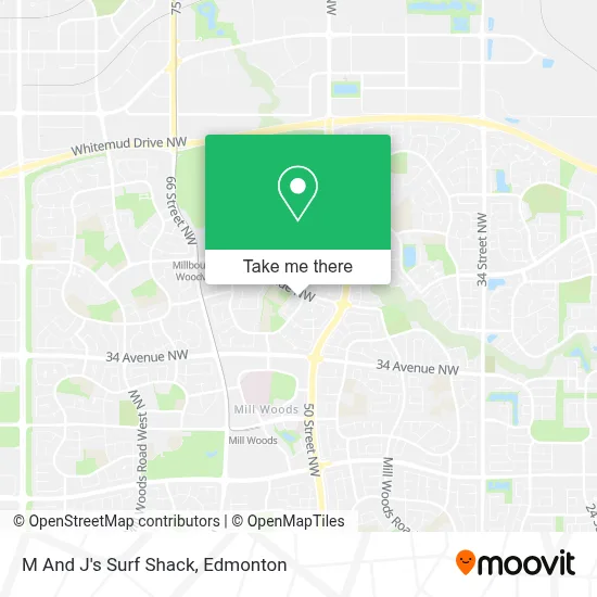 M And J's Surf Shack map