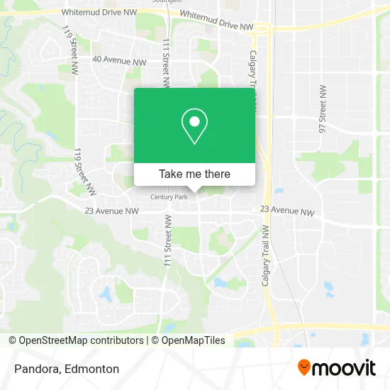Pandora map