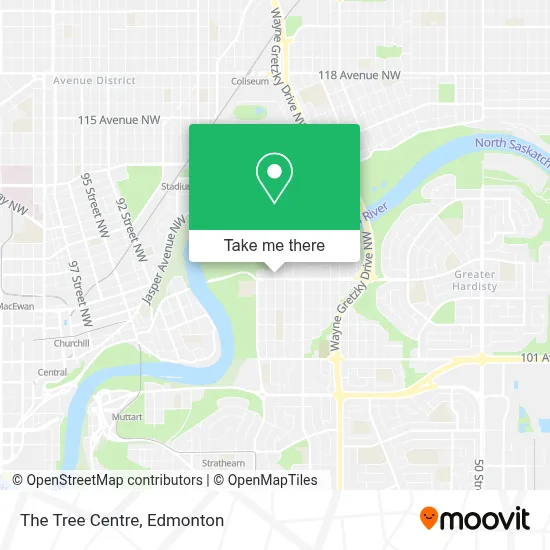 The Tree Centre map