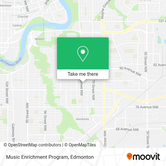 Music Enrichment Program map