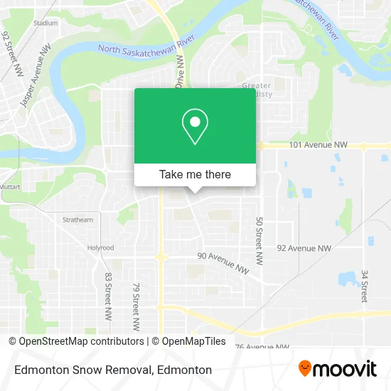 Edmonton Snow Removal map