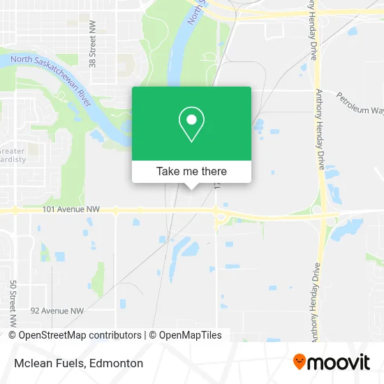 Mclean Fuels map