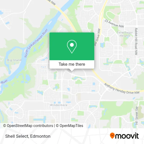 Shell Select map