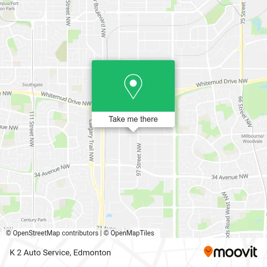 K 2 Auto Service map