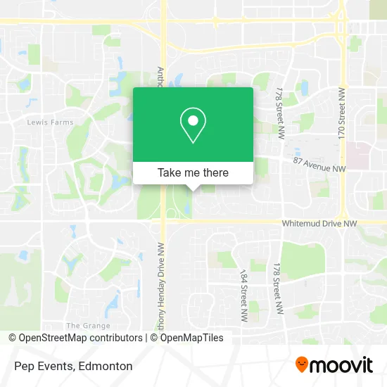 Pep Events map