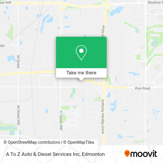 A To Z Auto & Diesel Services Inc map