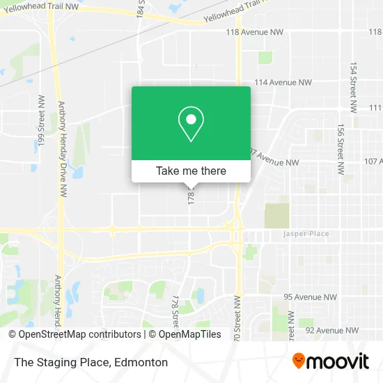 The Staging Place map