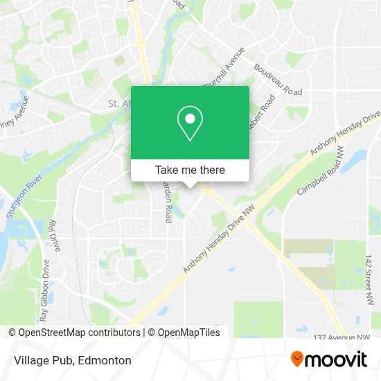 Village Pub map