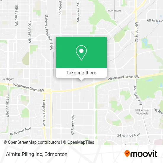 Almita Piling Inc map