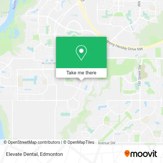 Elevate Dental map