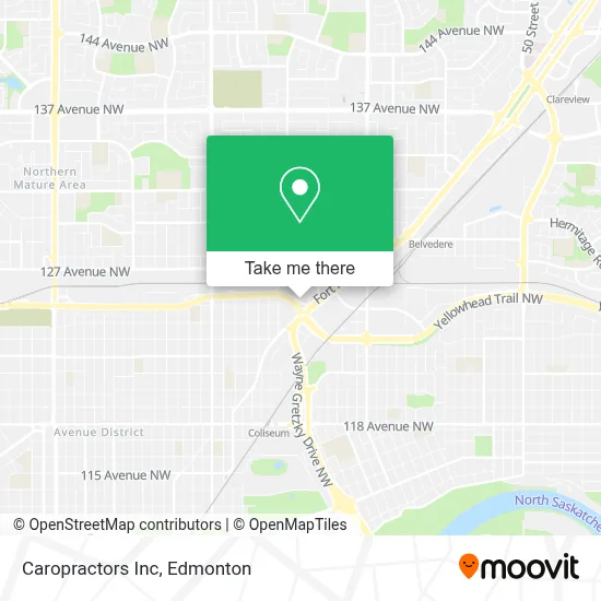 Caropractors Inc map