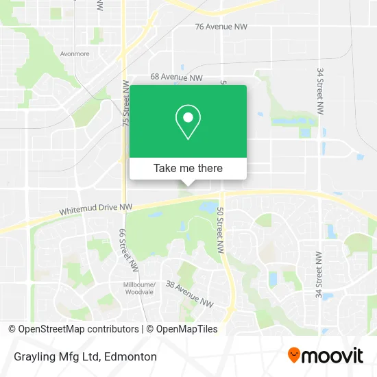Grayling Mfg Ltd map