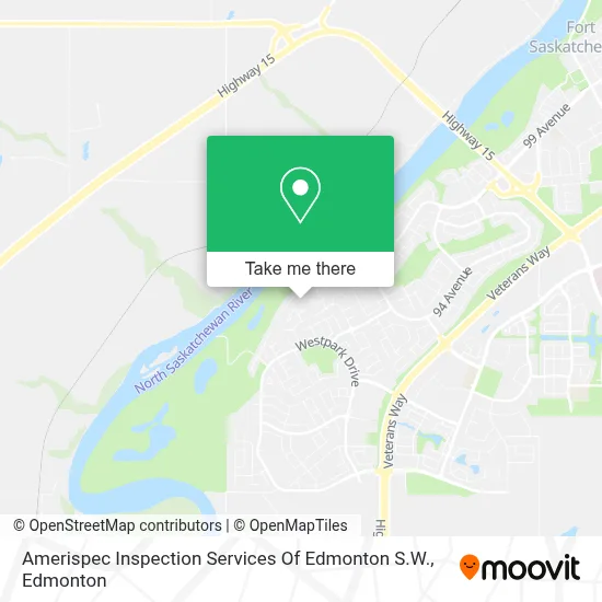 Amerispec Inspection Services Of Edmonton S.W. map