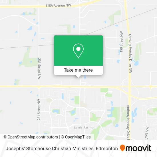 Josephs' Storehouse Christian Ministries map