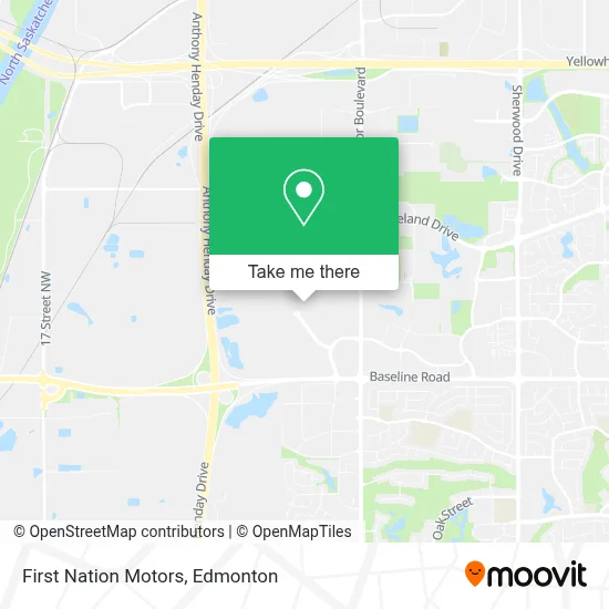 First Nation Motors map