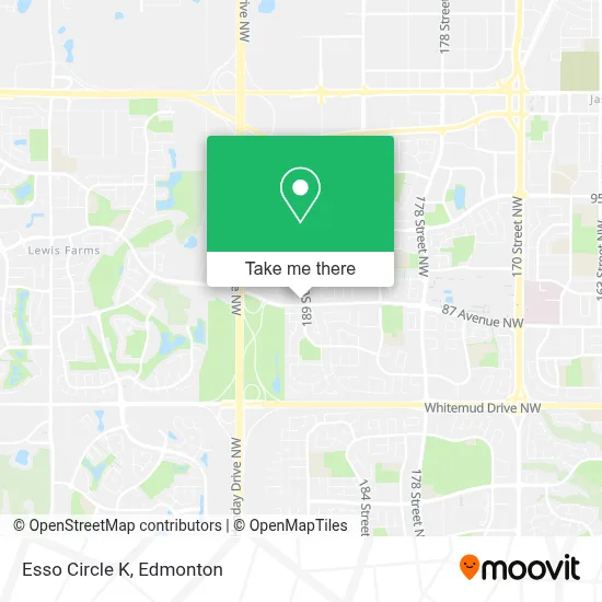 Esso Circle K map