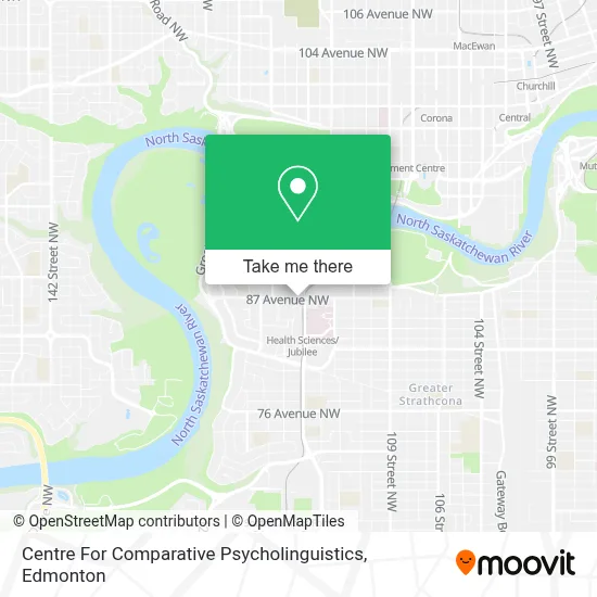 Centre For Comparative Psycholinguistics map