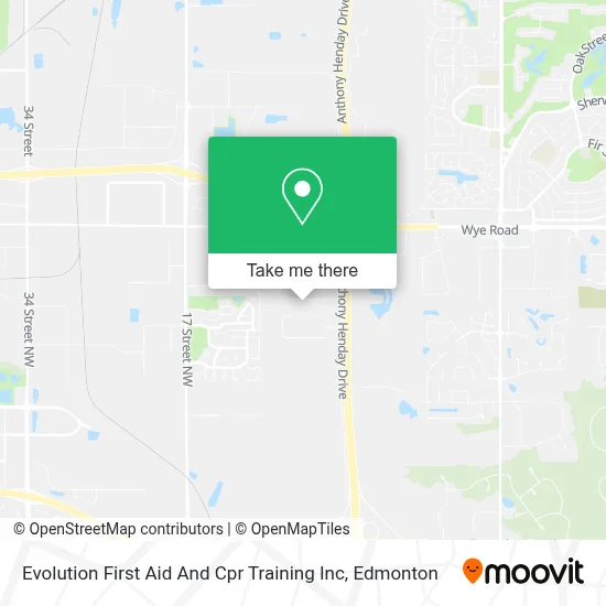 Evolution First Aid And Cpr Training Inc map