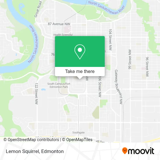 Lemon Squirrel map