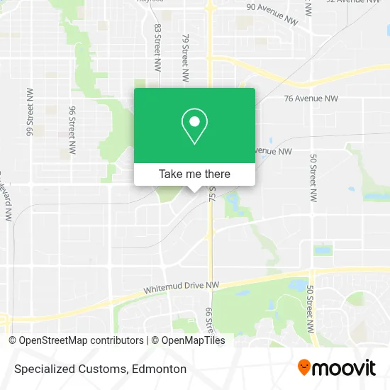 Specialized Customs map