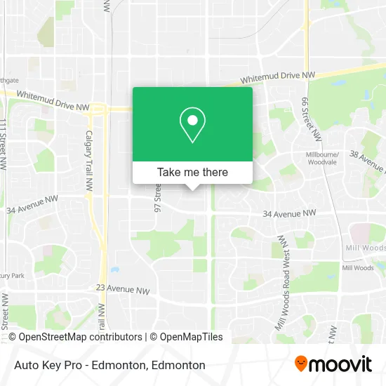 Auto Key Pro - Edmonton map