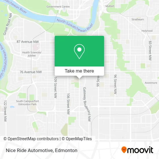 Nice Ride Automotive map