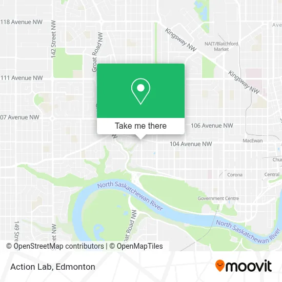 Action Lab map