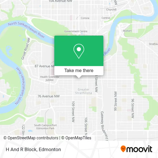 H And R Block map