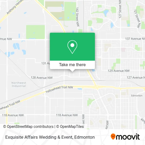 Exquisite Affairs Wedding & Event map