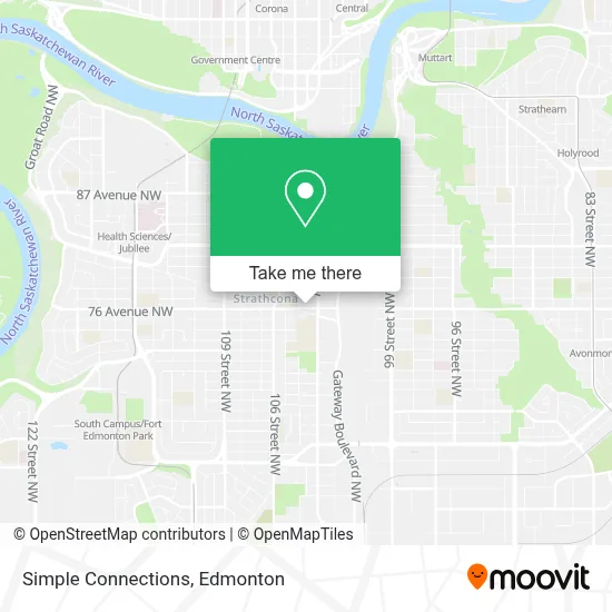 Simple Connections map