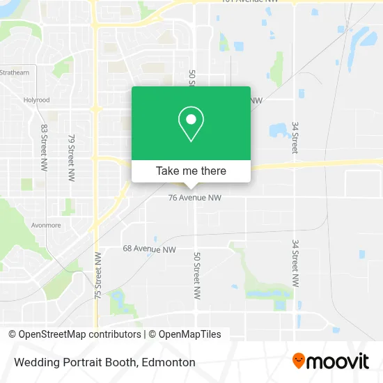 Wedding Portrait Booth map