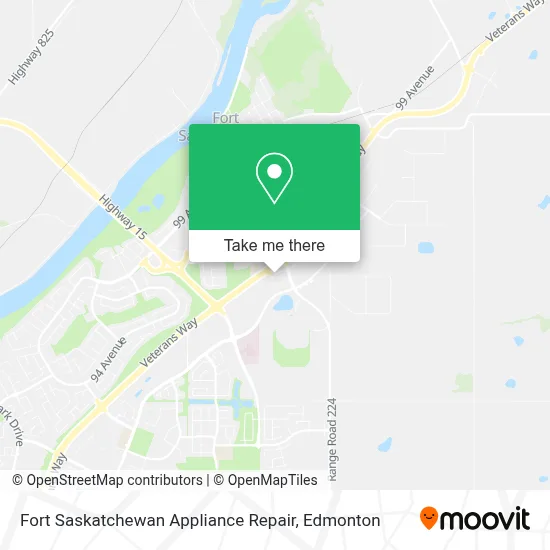 Fort Saskatchewan Appliance Repair map
