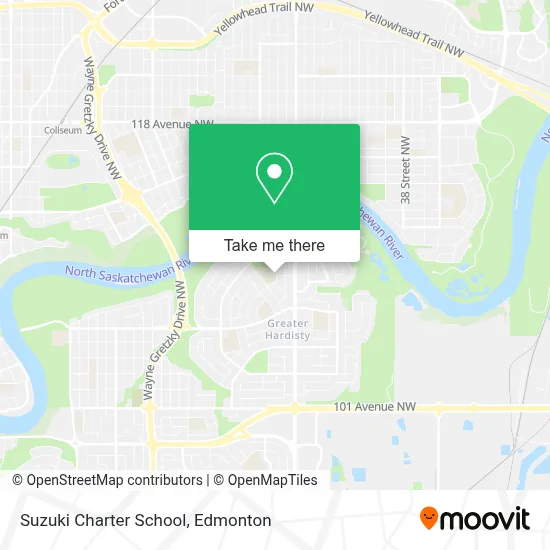 Suzuki Charter School map